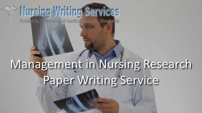 Management in nursing Research Paper writing services