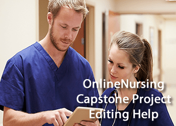 Online Nursing Capstone Project Editing Help