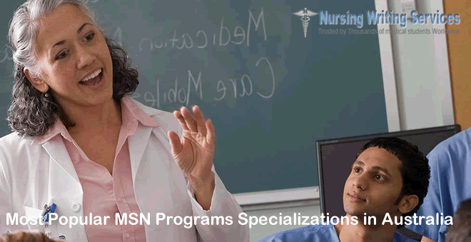 Most Popular MSN Programs Specializations in Australia