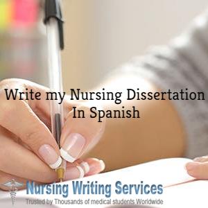 Write My Nursing Spanish Dissertation