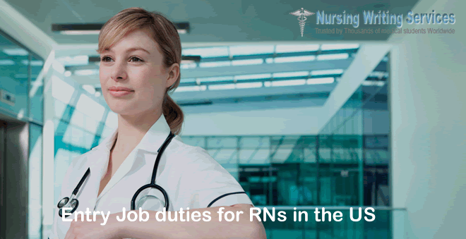 Entry Job duties for RNs in the US