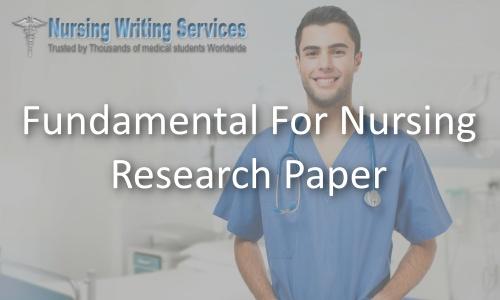 fundamental for nursing research paper